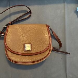Dooney & Bourke Brown Leather Crossbody Bag